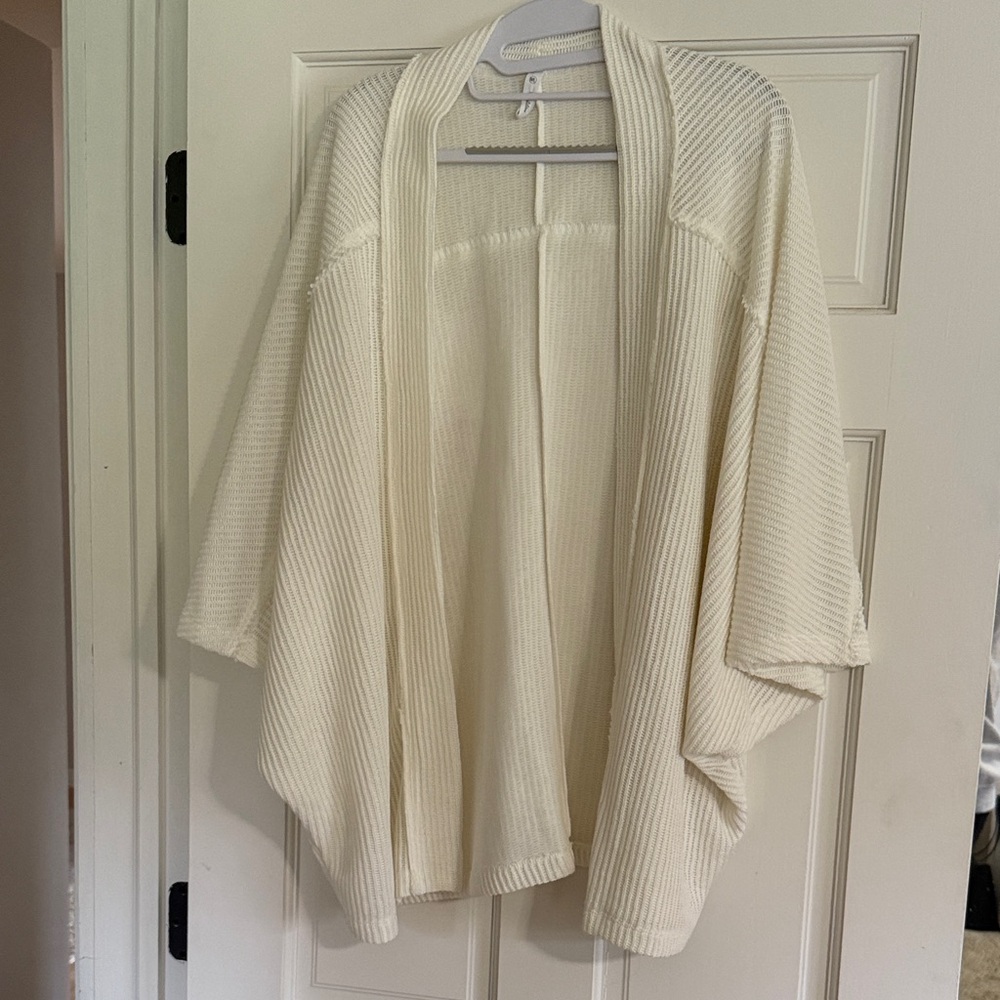 Wishlist Cream Women's Poncho